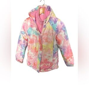 The Children's Place Multicolor Tie-Dye Puffer Jacket